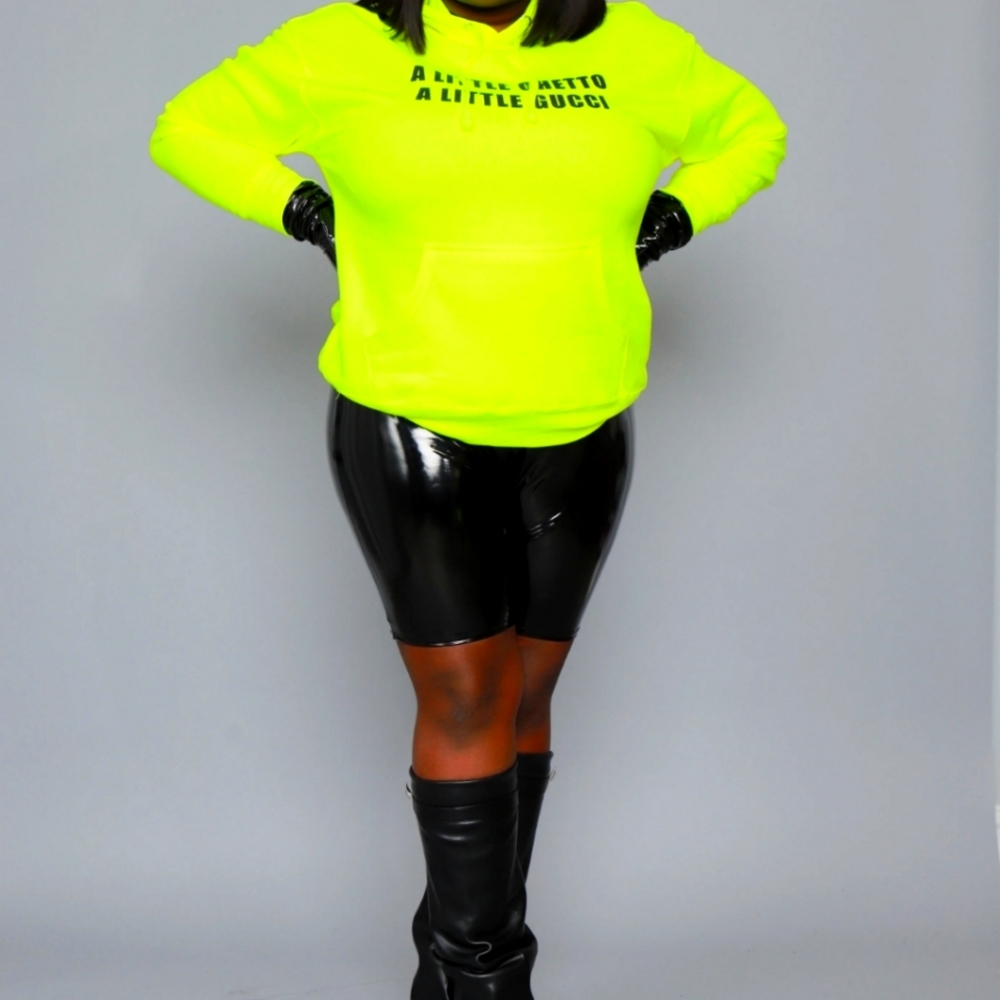 New latex biker shorts